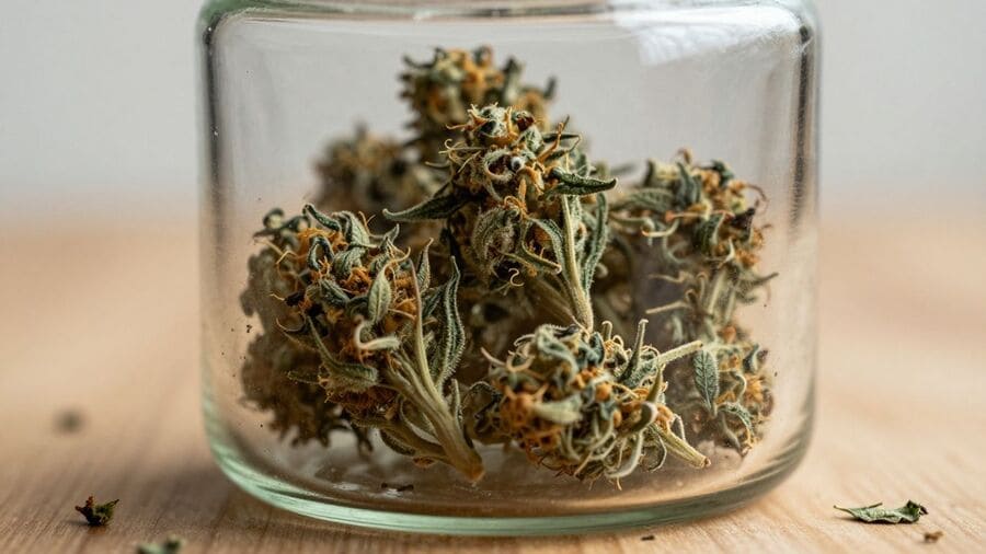 How much harvested cannabis can I have at home