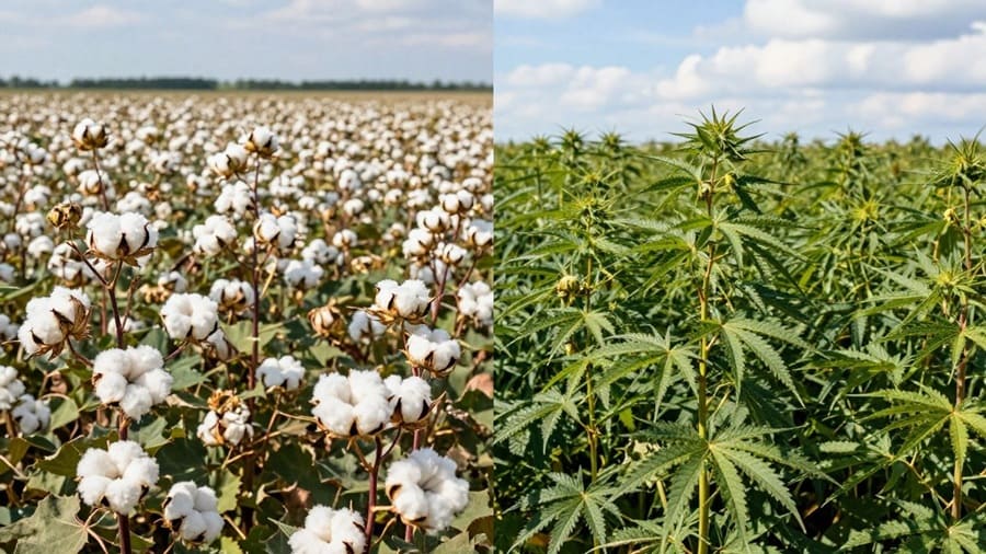 Cotton growing time vs hemp growing time