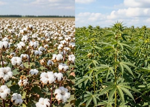 Cotton growing time vs hemp growing time